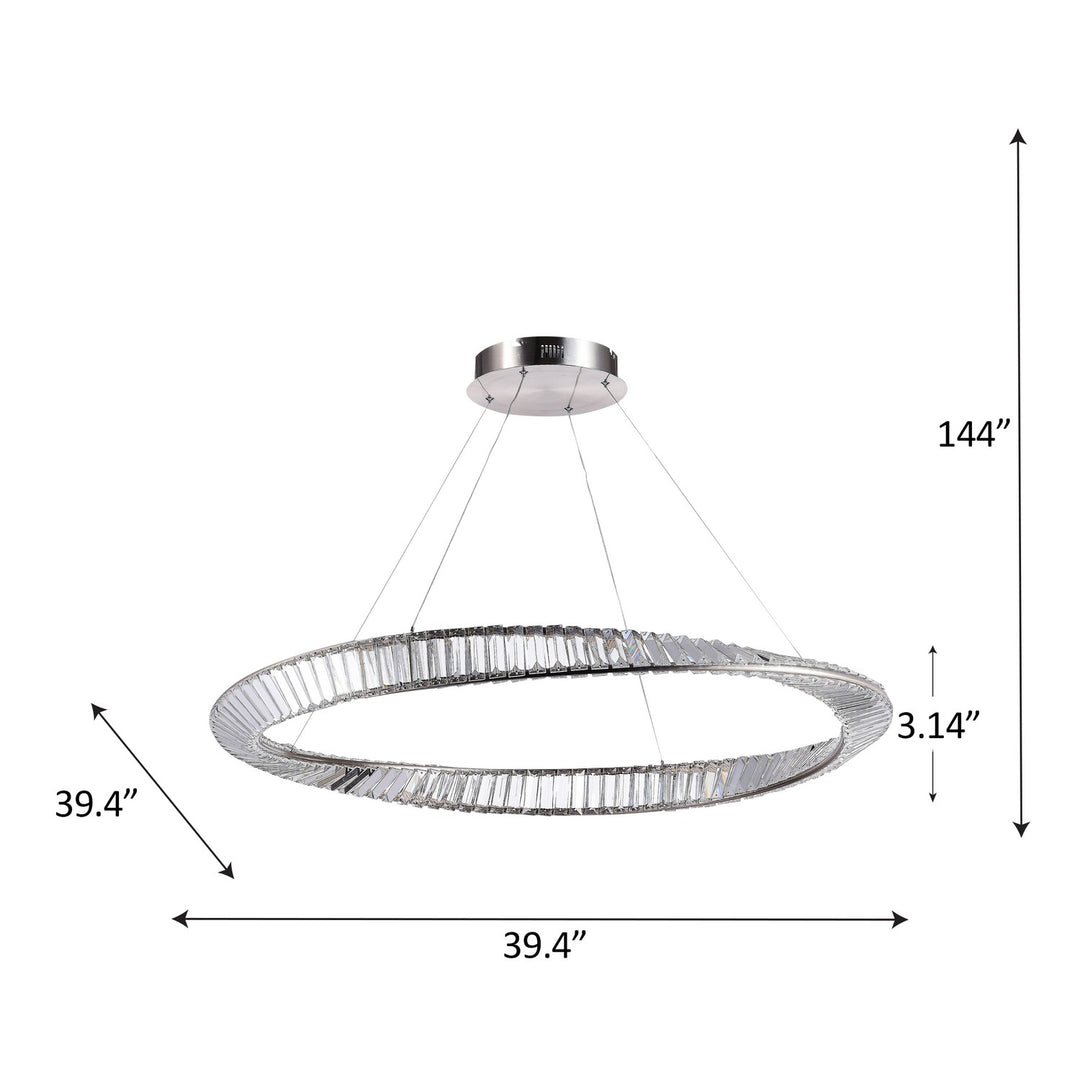 Artcraft Canada - AC6722SN - LED Pendant - Stella - Satin Nickel