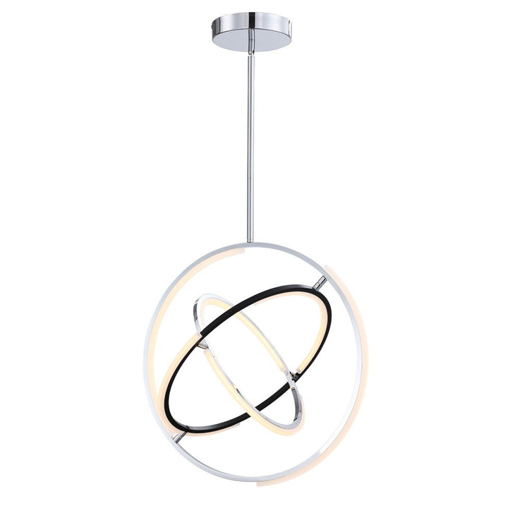 Artcraft Canada - AC6741PN - LED Pendant - Trilogy - Polished Nickel
