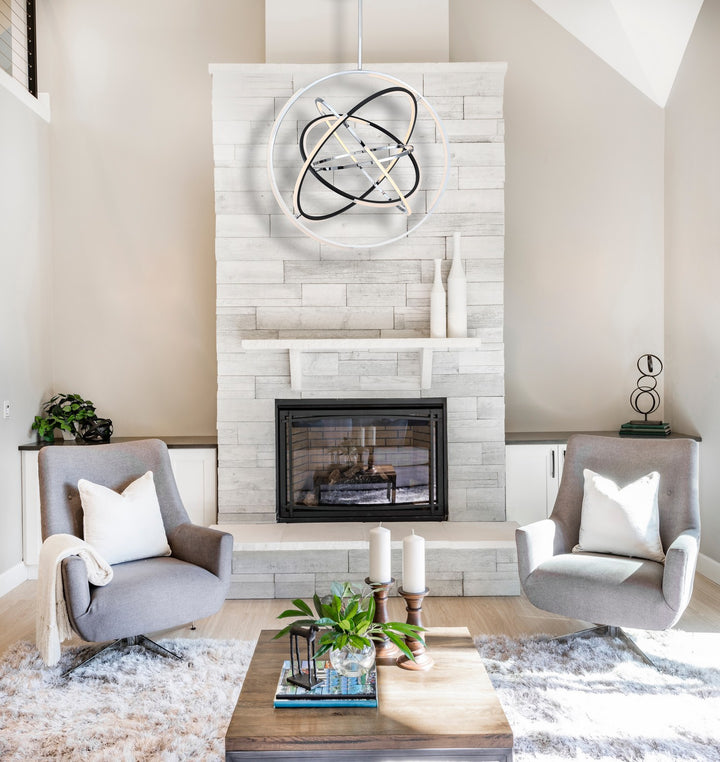 Artcraft Canada - AC6746PN - LED Pendant - Trilogy - Polished Nickel