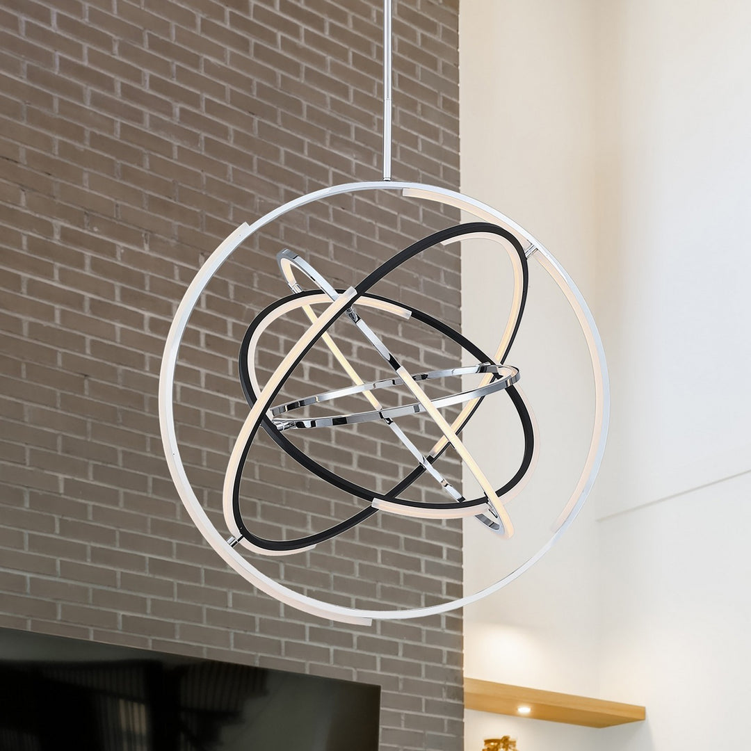 Artcraft Canada - AC6746PN - LED Pendant - Trilogy - Polished Nickel