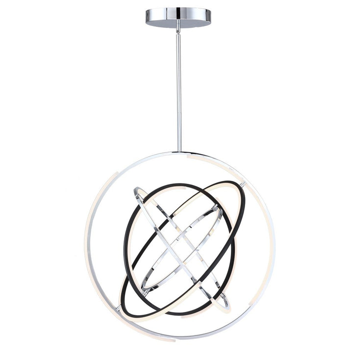 Artcraft Canada - AC6746PN - LED Pendant - Trilogy - Polished Nickel