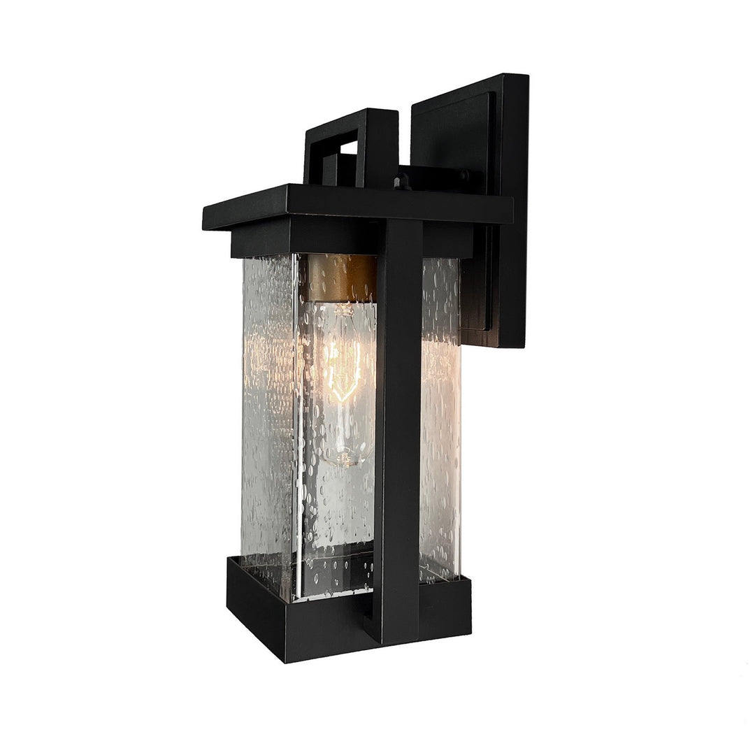 Port Charlotte Collection One Light Outdoor Wall Sconce in Matte Black - available from The Lighting Shoppe, trusted by Canadian homeowners