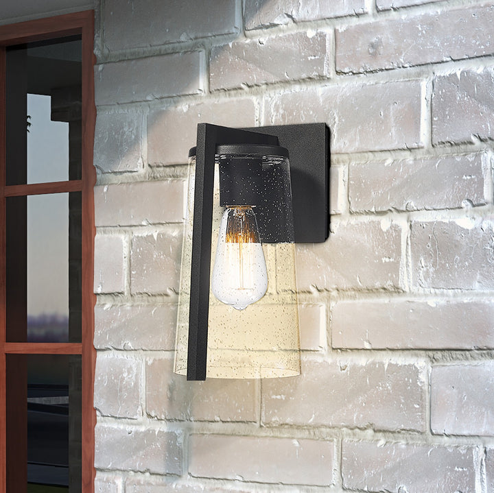 Artcraft Canada - AC8820BK - One Light Outdoor Wall Sconce - Portofino - Black