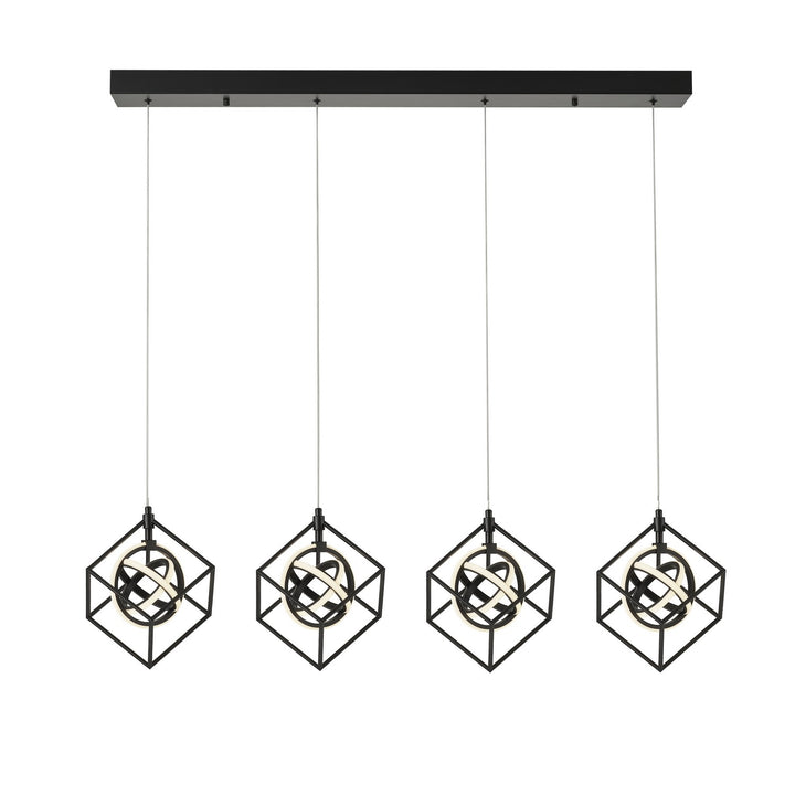 Artcraft Canada - AC1012 - LED Island Pendant - Tulip - Matte Black