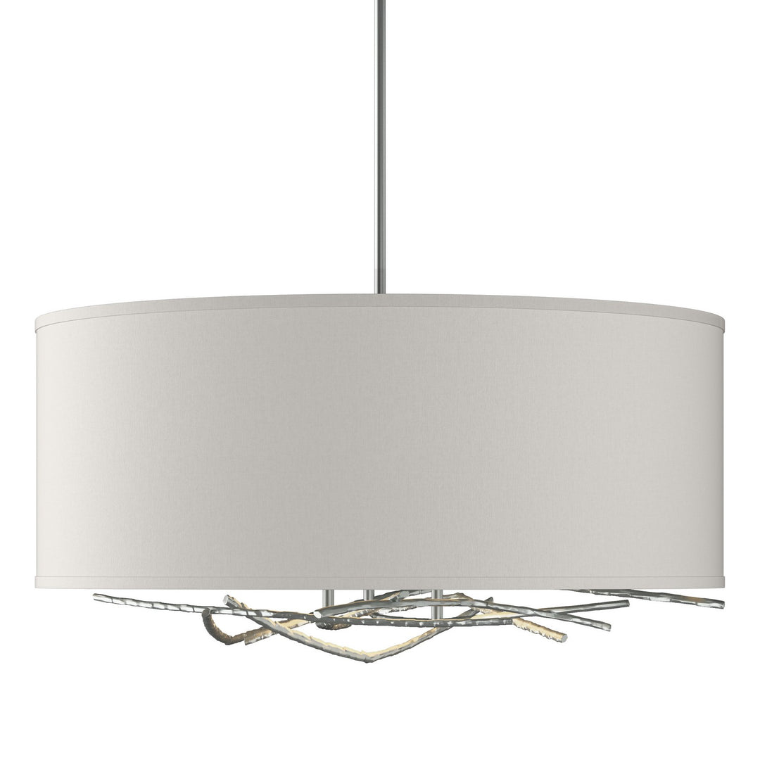 Hubbardton Forge Canada - 137665-SKT-MULT-82-SE2201 - Three Light Pendant - Brindille - Vintage Platinum