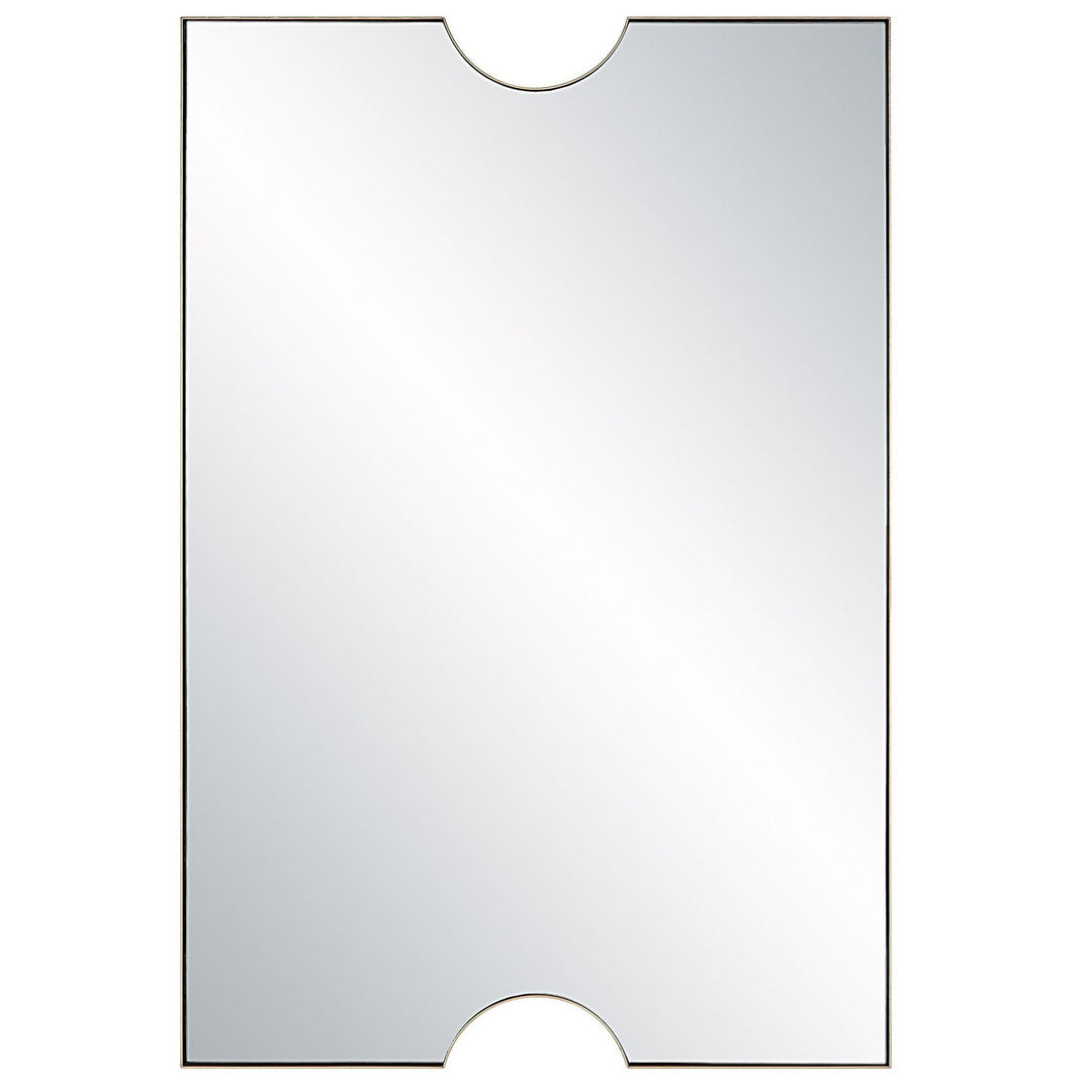 Ticket Mirror in Metallic Gold Leaf - available from The Lighting Shoppe, trusted by Canadian homeowners