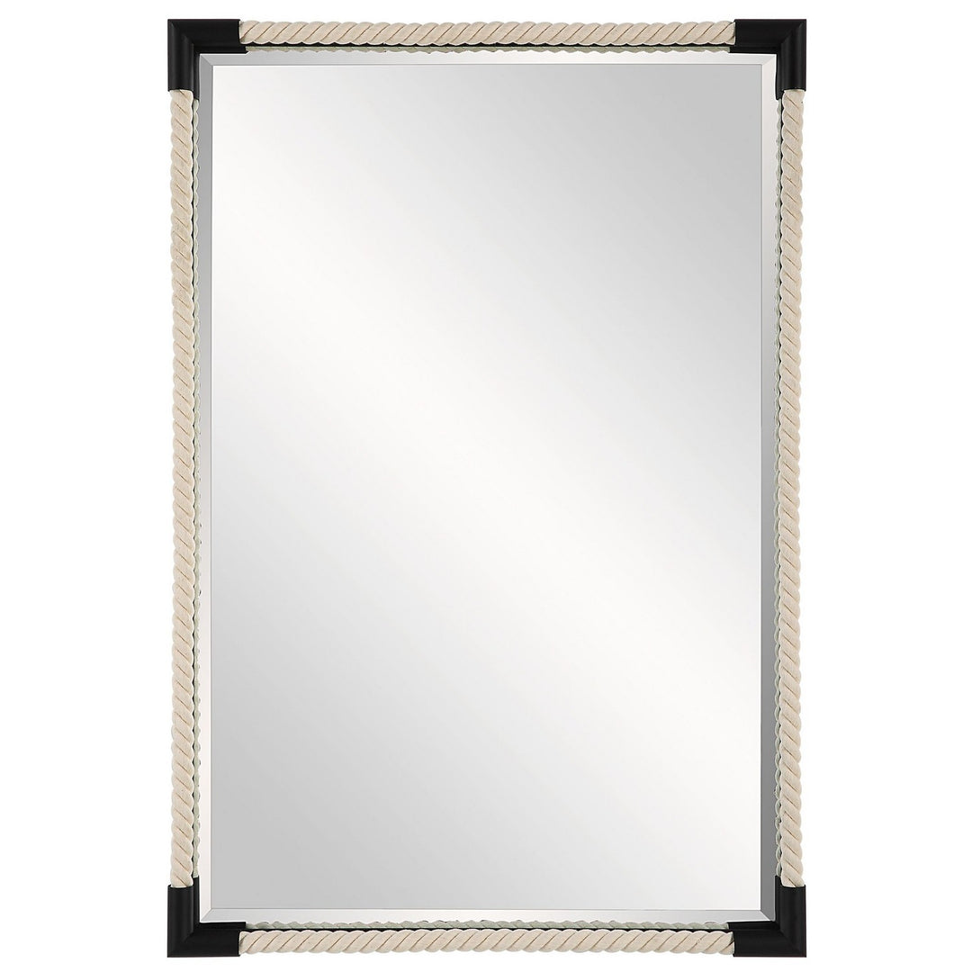 Marina Mirror in Matte Black - available from The Lighting Shoppe, trusted by Canadian homeowners