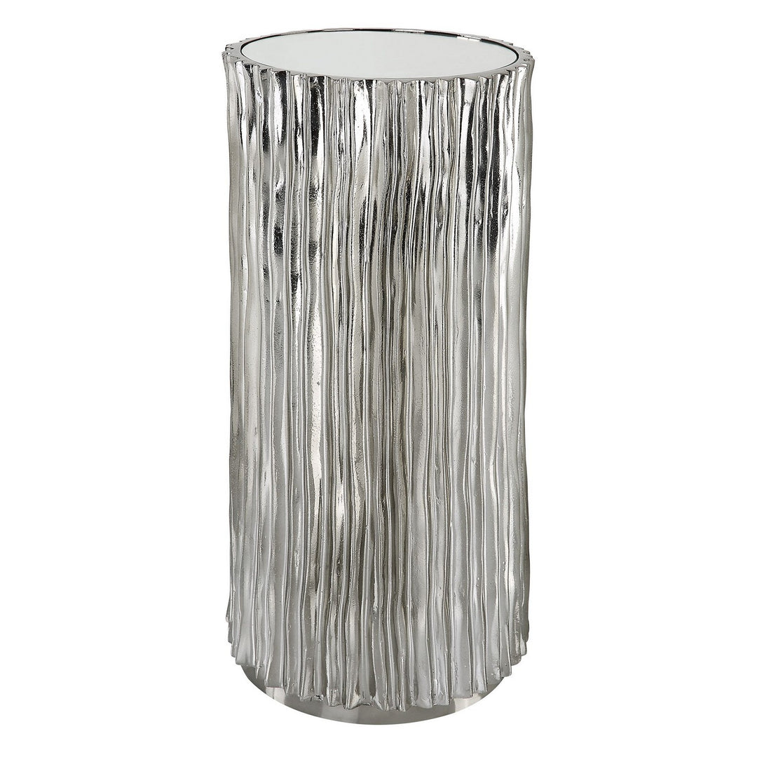 Echo Drink Table in Polished Dark Nickel - available from The Lighting Shoppe, trusted by Canadian homeowners