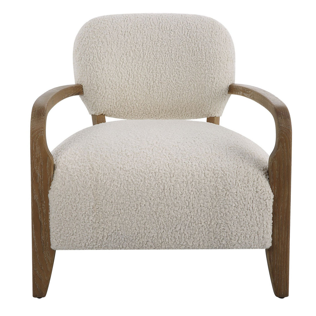 Telluride Accent Chair in Solid Oak Tapered - available from The Lighting Shoppe, trusted by Canadian homeowners