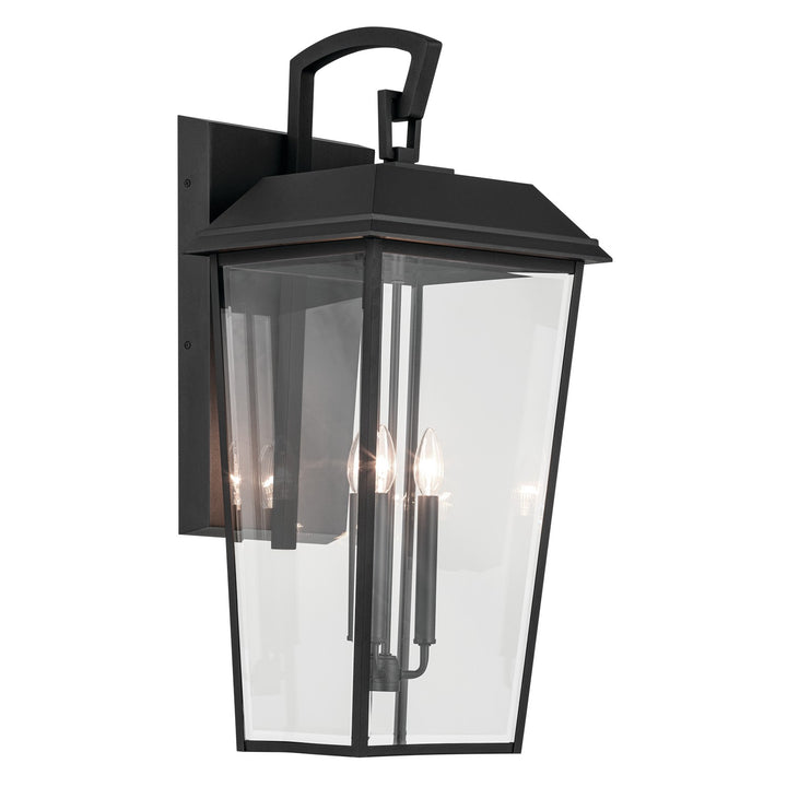 Kichler Canada - 59121BKT - Three Light Outdoor Wall Mount - Mathus - Textured Black