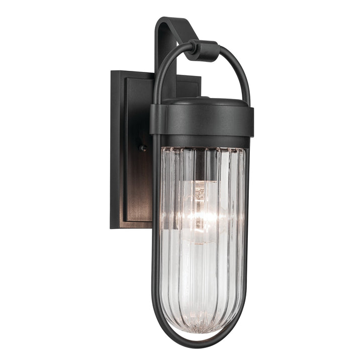 Kichler Canada - 59123BKT - One Light Outdoor Wall Mount - Brix - Textured Black