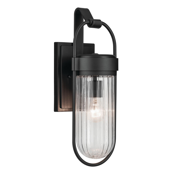 Kichler Canada - 59124BKT - One Light Outdoor Wall Mount - Brix - Textured Black