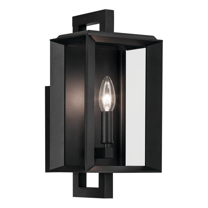 Kichler Canada - 59131BKT - One Light Outdoor Wall Mount - Kroft - Textured Black