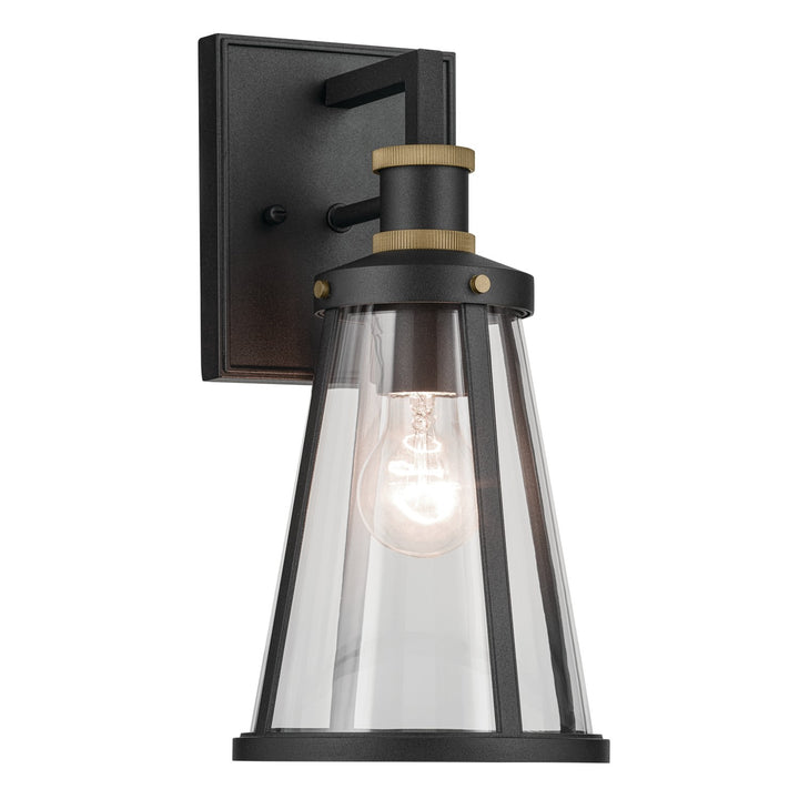 Kichler Canada - 59146BKT - One Light Outdoor Wall Mount - Talman - Textured Black