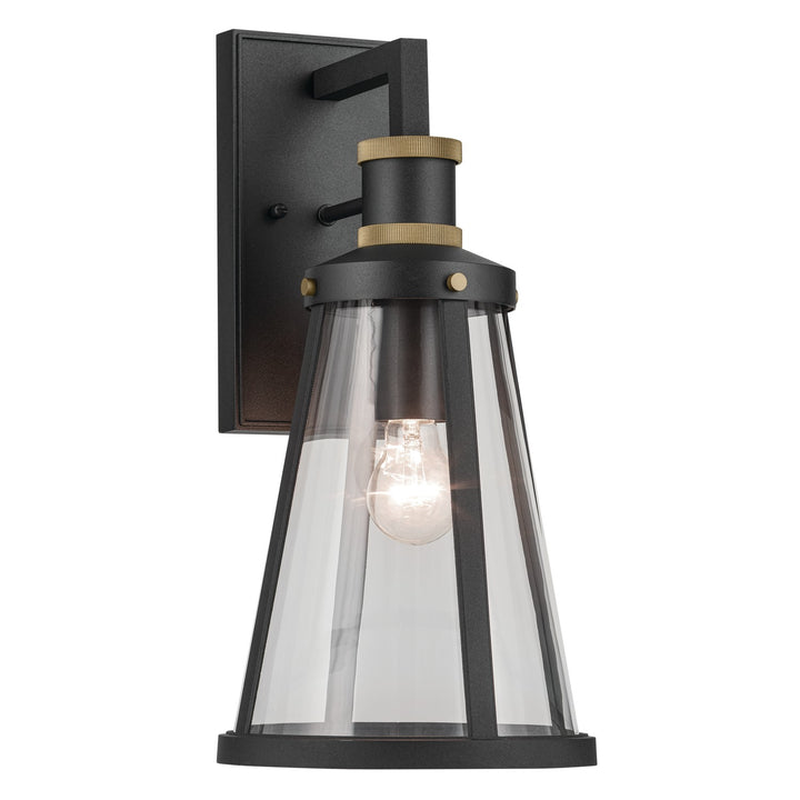 Kichler Canada - 59147BKT - One Light Outdoor Wall Mount - Talman - Textured Black
