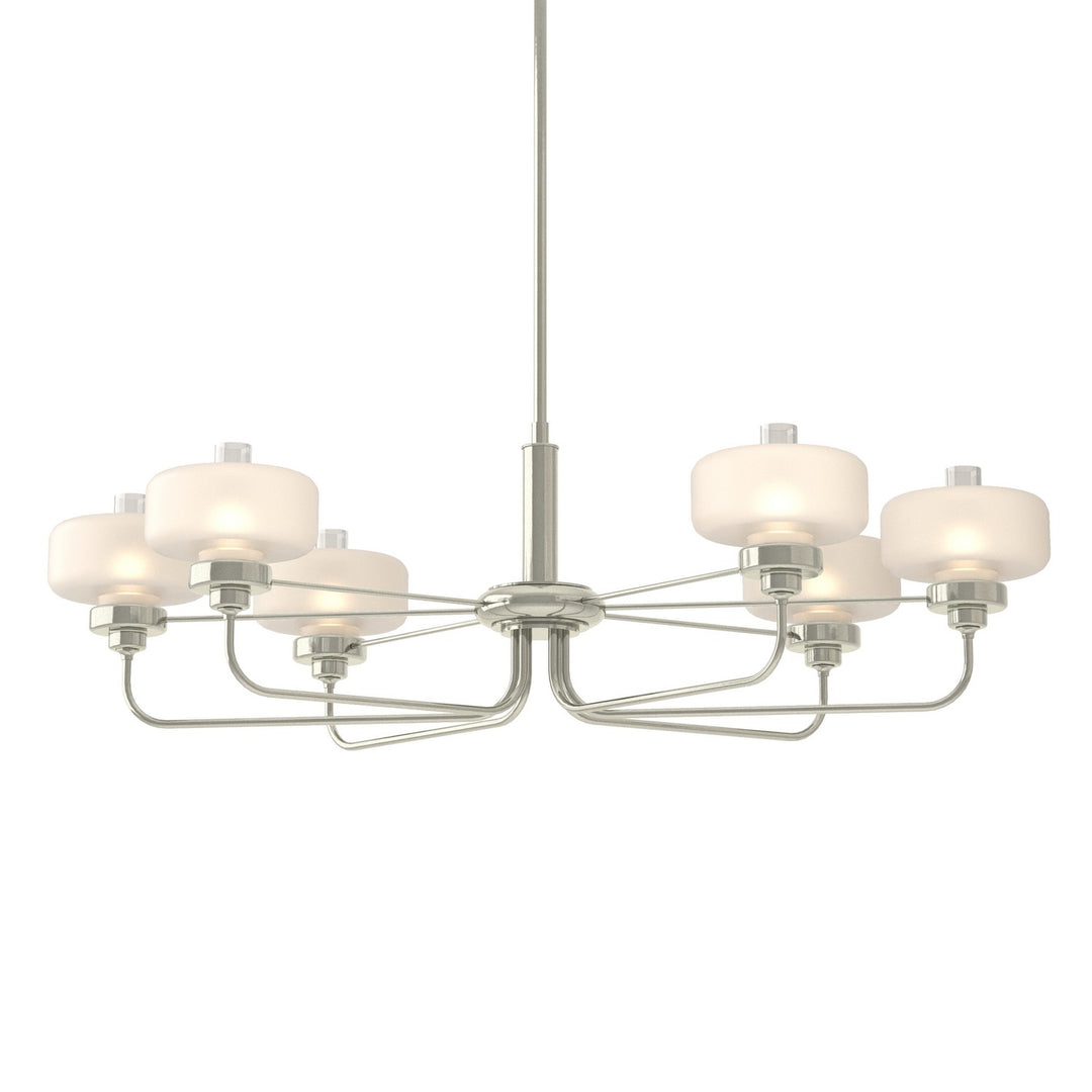 Hubbardton Forge Canada - 137840-SKT-MULT-85-WC0593 - Six Light Pendant - Nola - Sterling