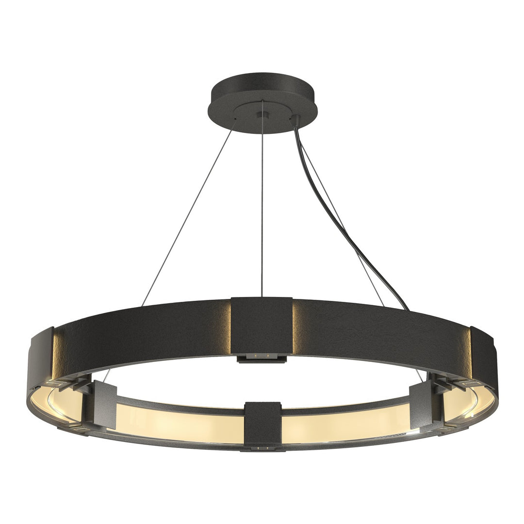 Hubbardton Forge Canada - 138585-SKT-STND-20-ZM0399 - Six Light Pendant - Aura - Natural Iron
