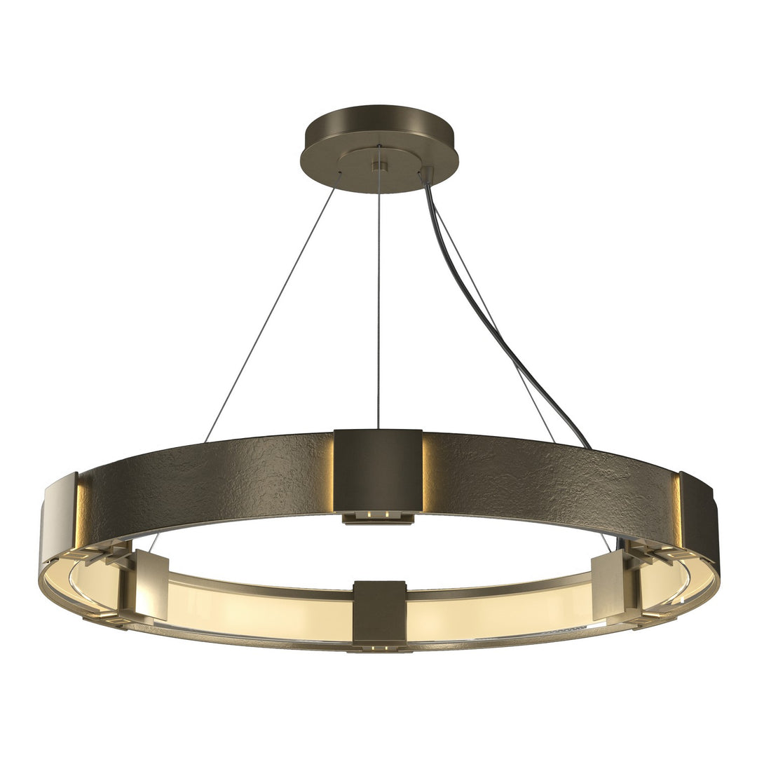 Hubbardton Forge Canada - 138585-SKT-STND-84-ZM0399 - Six Light Pendant - Aura - Soft Gold