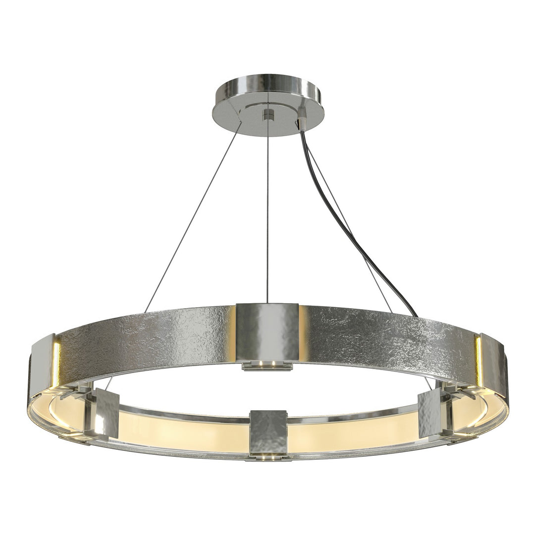 Hubbardton Forge Canada - 138585-SKT-STND-85-ZM0399 - Six Light Pendant - Aura - Sterling