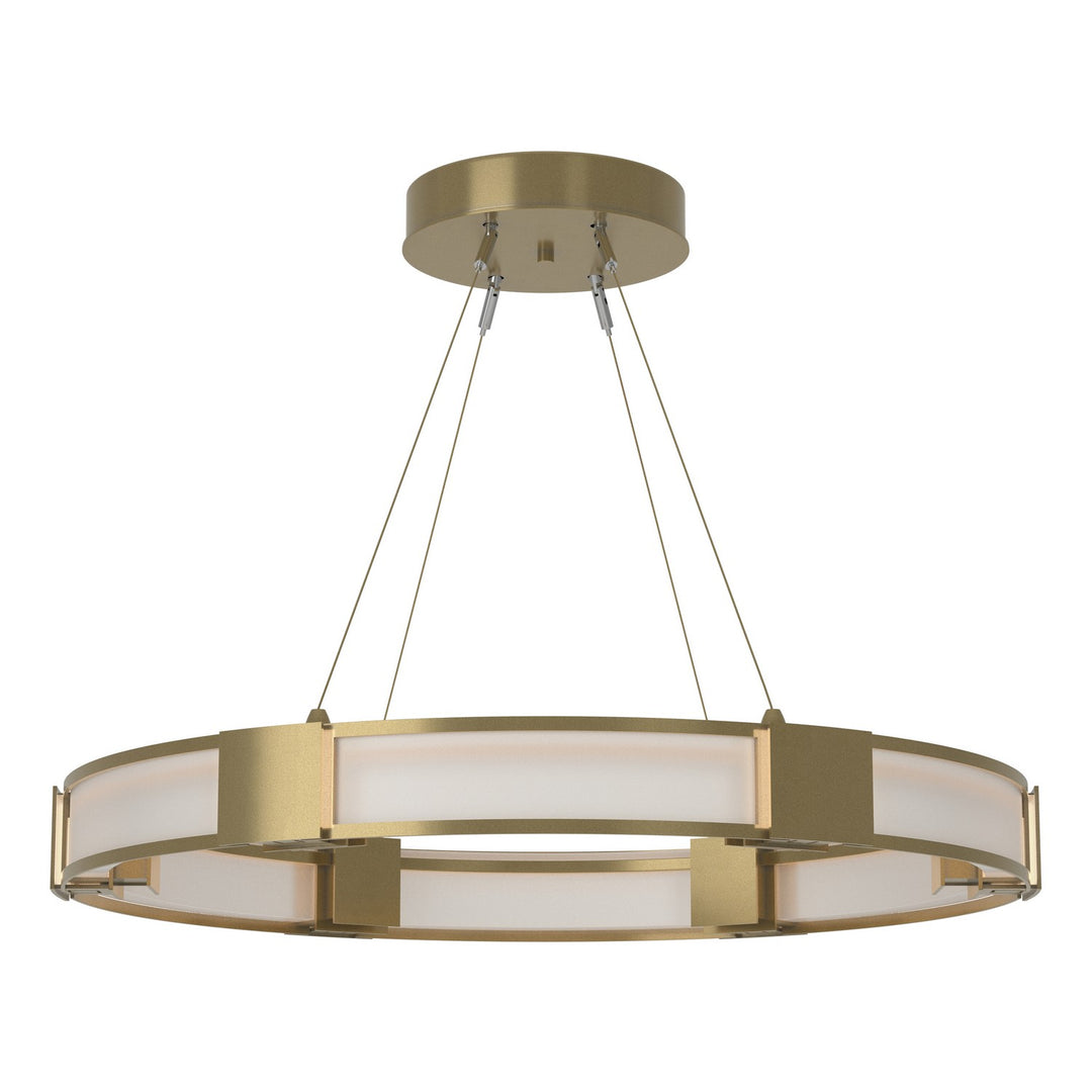 Hubbardton Forge Canada - 138588-SKT-STND-86-FD0399 - LED Pendant - Aura - Modern Brass