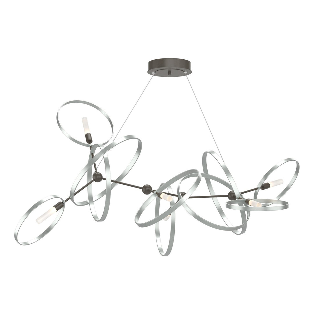 Hubbardton Forge Canada - 138920-SKT-STND-07-82 - Six Light Pendant - Celesse - Dark Smoke