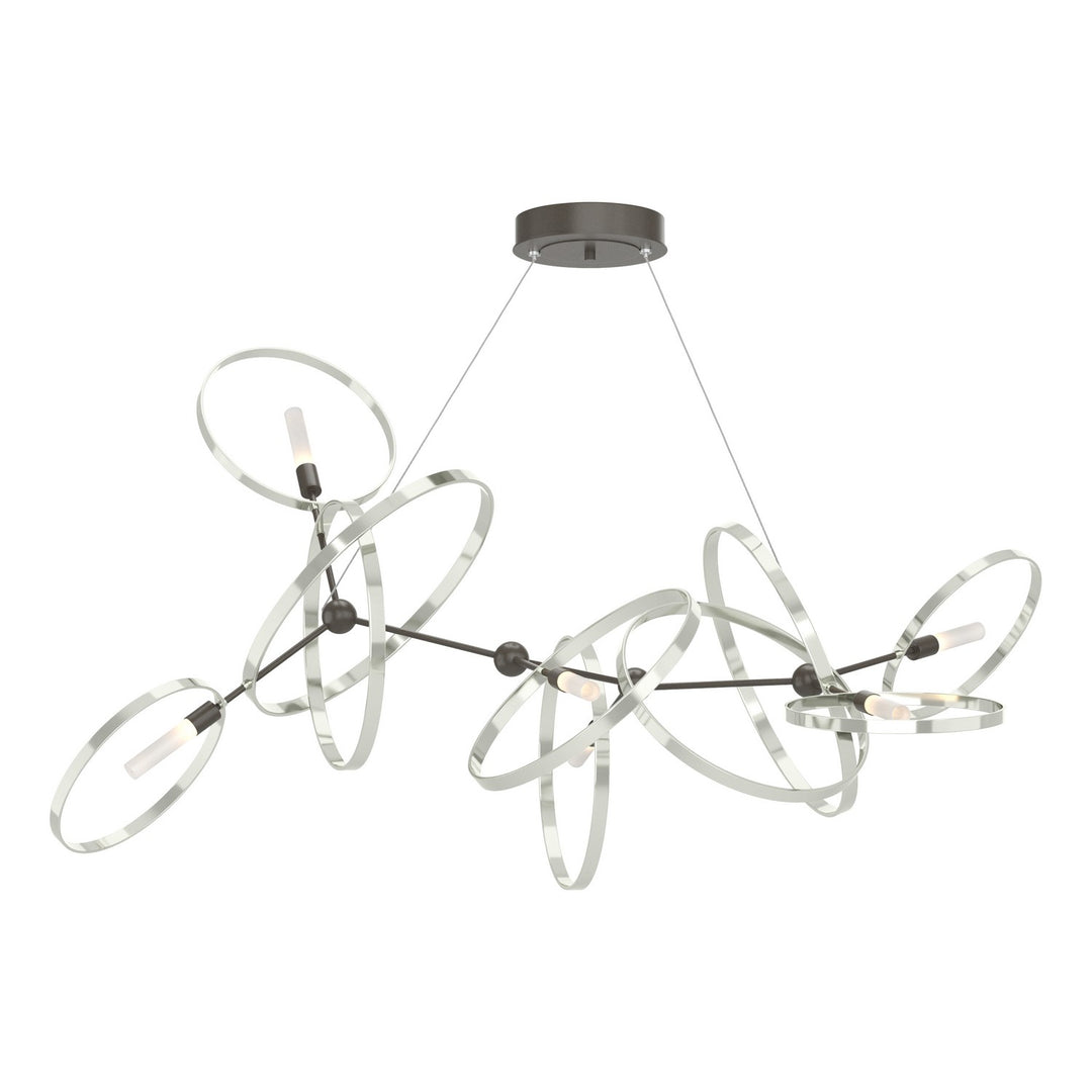 Hubbardton Forge Canada - 138920-SKT-STND-07-85 - Six Light Pendant - Celesse - Dark Smoke