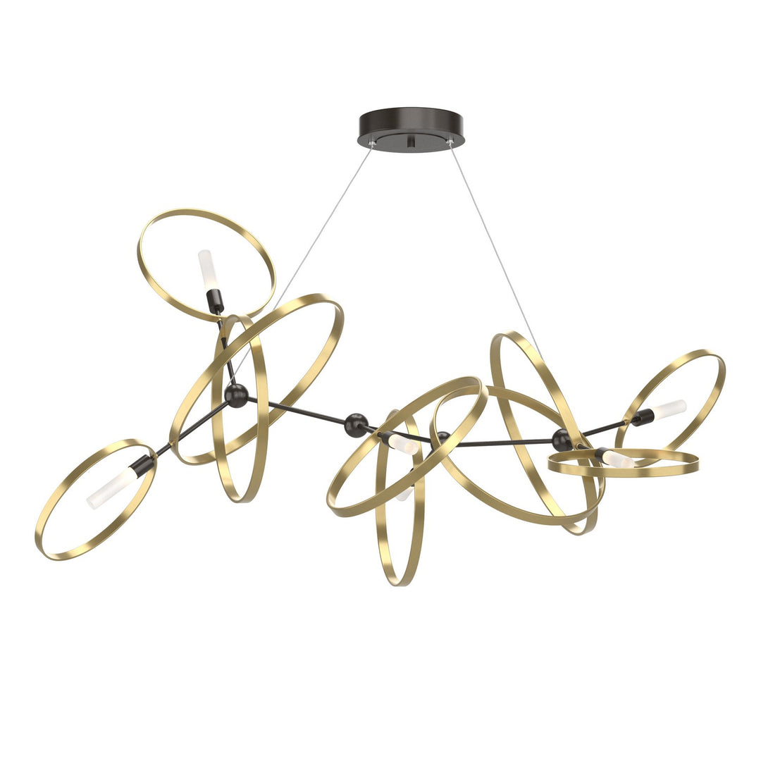 Hubbardton Forge Canada - 138920-SKT-STND-14-86 - Six Light Pendant - Celesse - Oil Rubbed Bronze