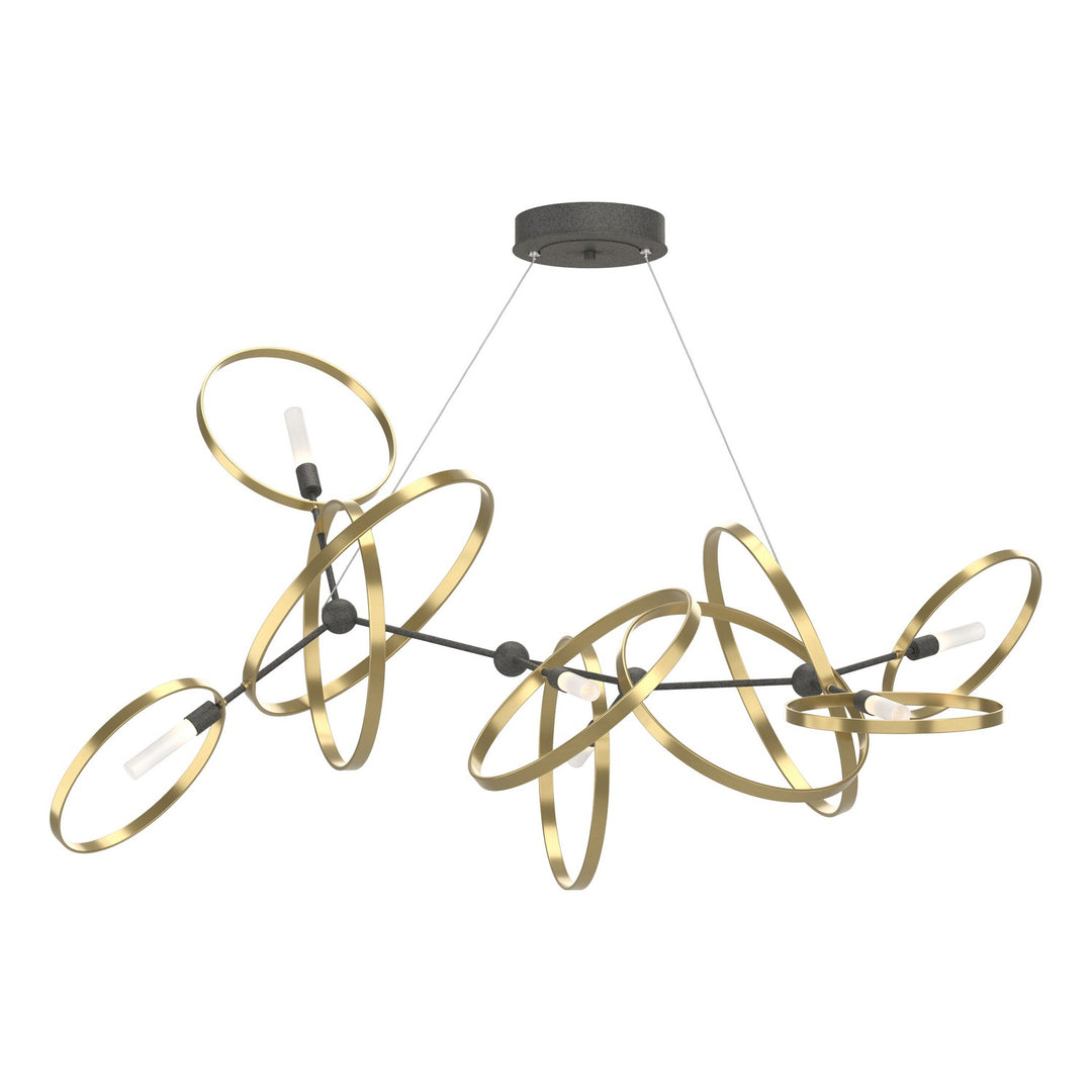 Hubbardton Forge Canada - 138920-SKT-STND-20-86 - Six Light Pendant - Celesse - Natural Iron
