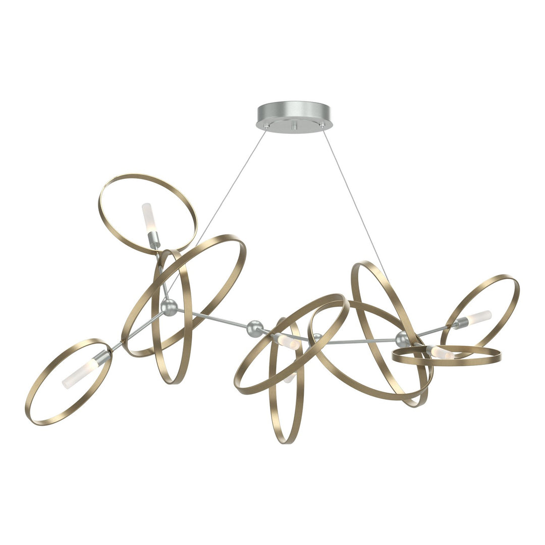 Hubbardton Forge Canada - 138920-SKT-STND-82-84 - Six Light Pendant - Celesse - Vintage Platinum