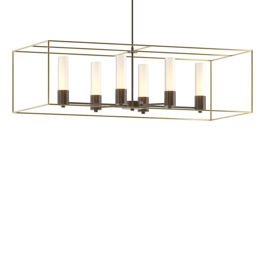 Hubbardton Forge Canada - 138940-SKT-MULT-05-86-GG0392 - Six Light Pendant - Portico - Bronze