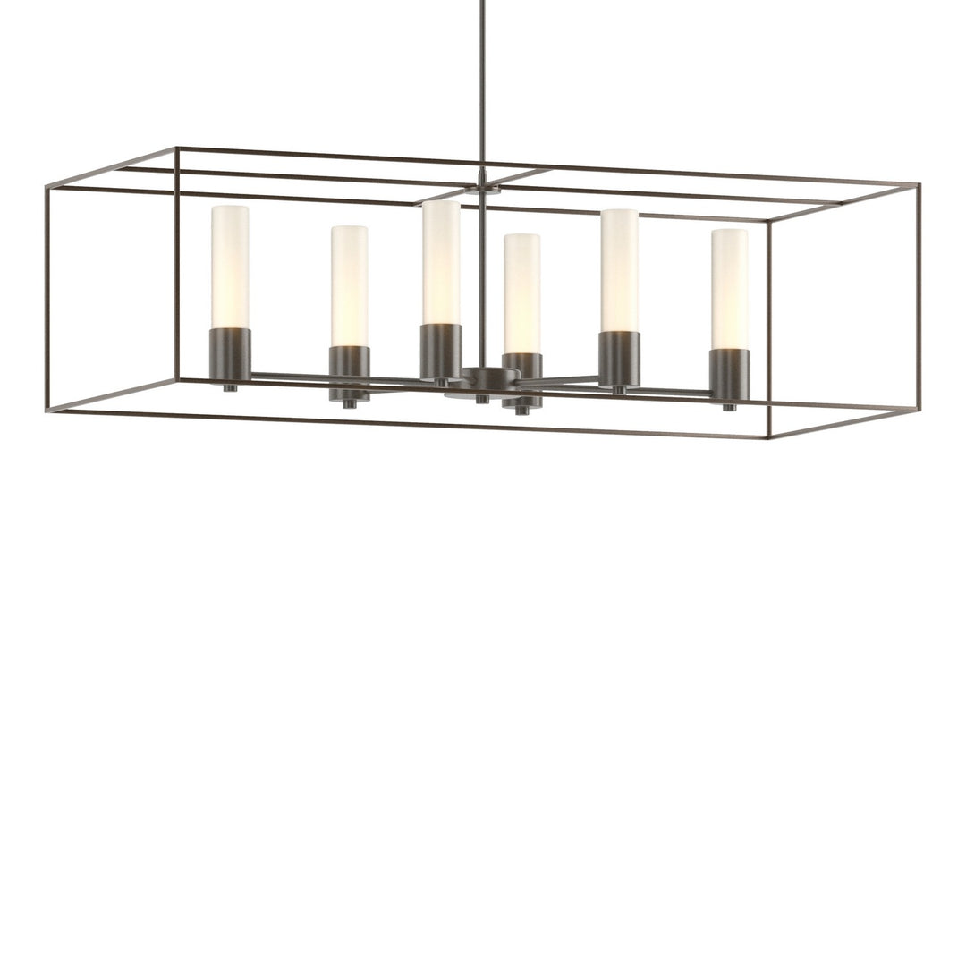 Hubbardton Forge Canada - 138940-SKT-MULT-07-05-GG0392 - Six Light Pendant - Portico - Dark Smoke