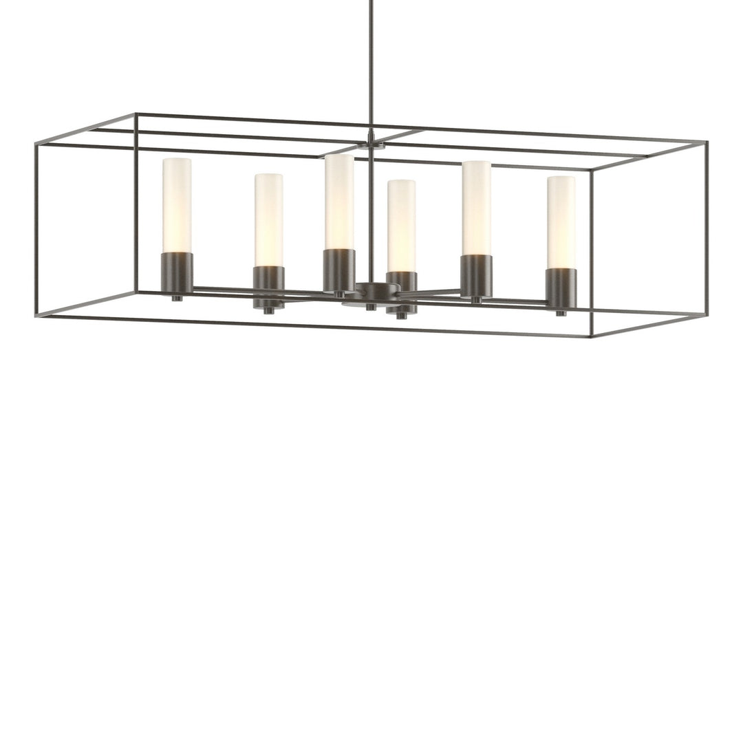 Hubbardton Forge Canada - 138940-SKT-MULT-07-07-GG0392 - Six Light Pendant - Portico - Dark Smoke