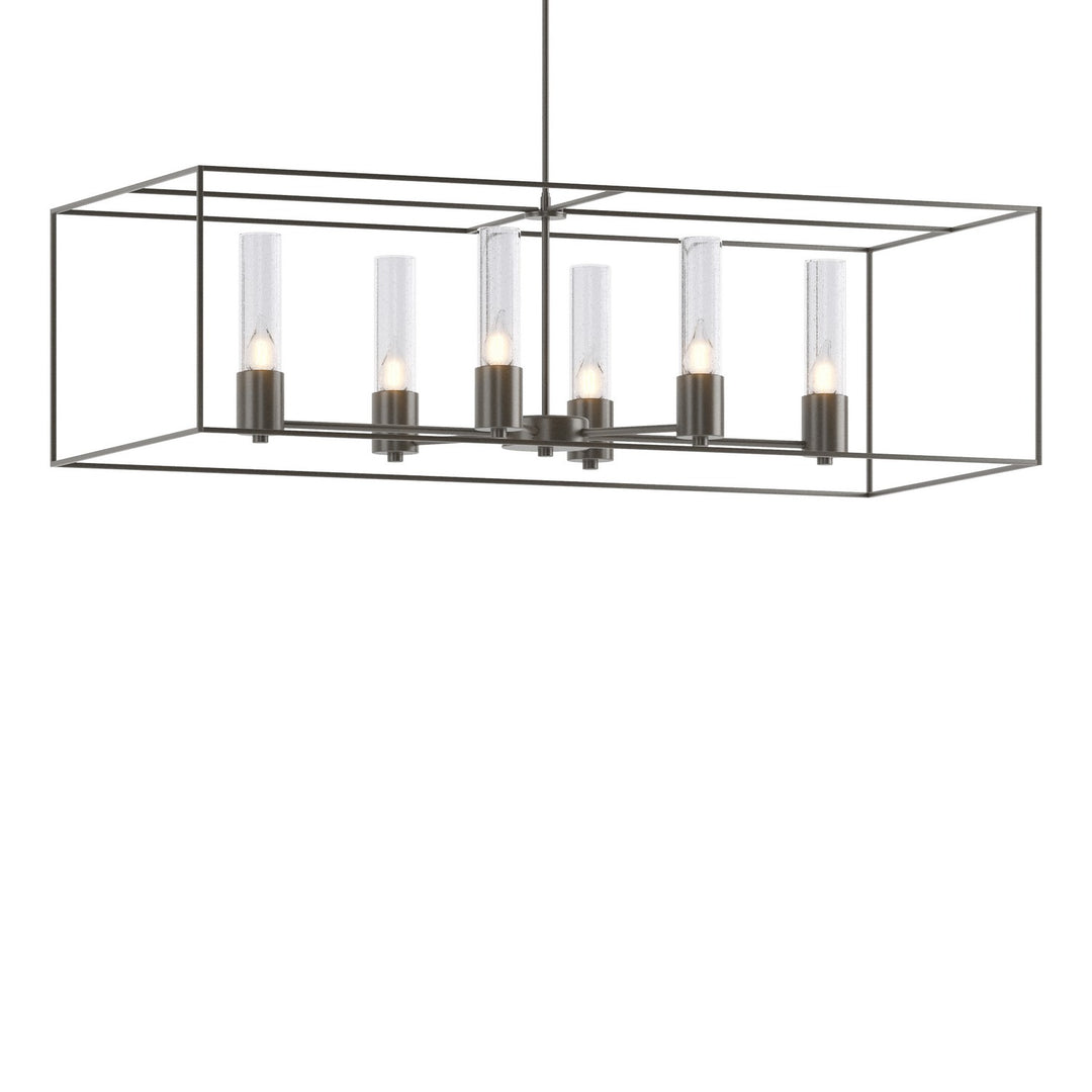 Hubbardton Forge Canada - 138940-SKT-MULT-07-07-II0392 - Six Light Pendant - Portico - Dark Smoke