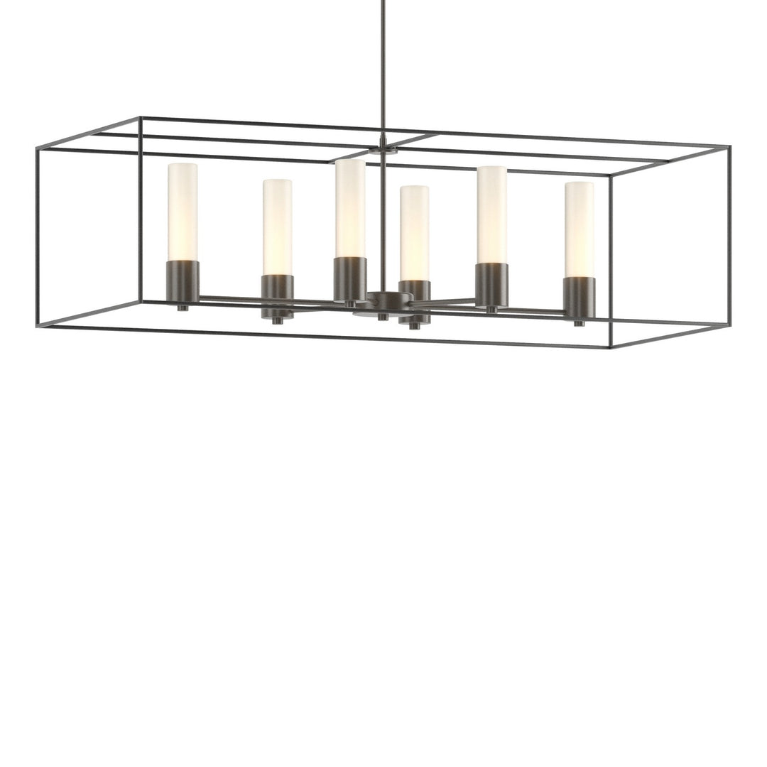 Hubbardton Forge Canada - 138940-SKT-MULT-07-10-GG0392 - Six Light Pendant - Portico - Dark Smoke