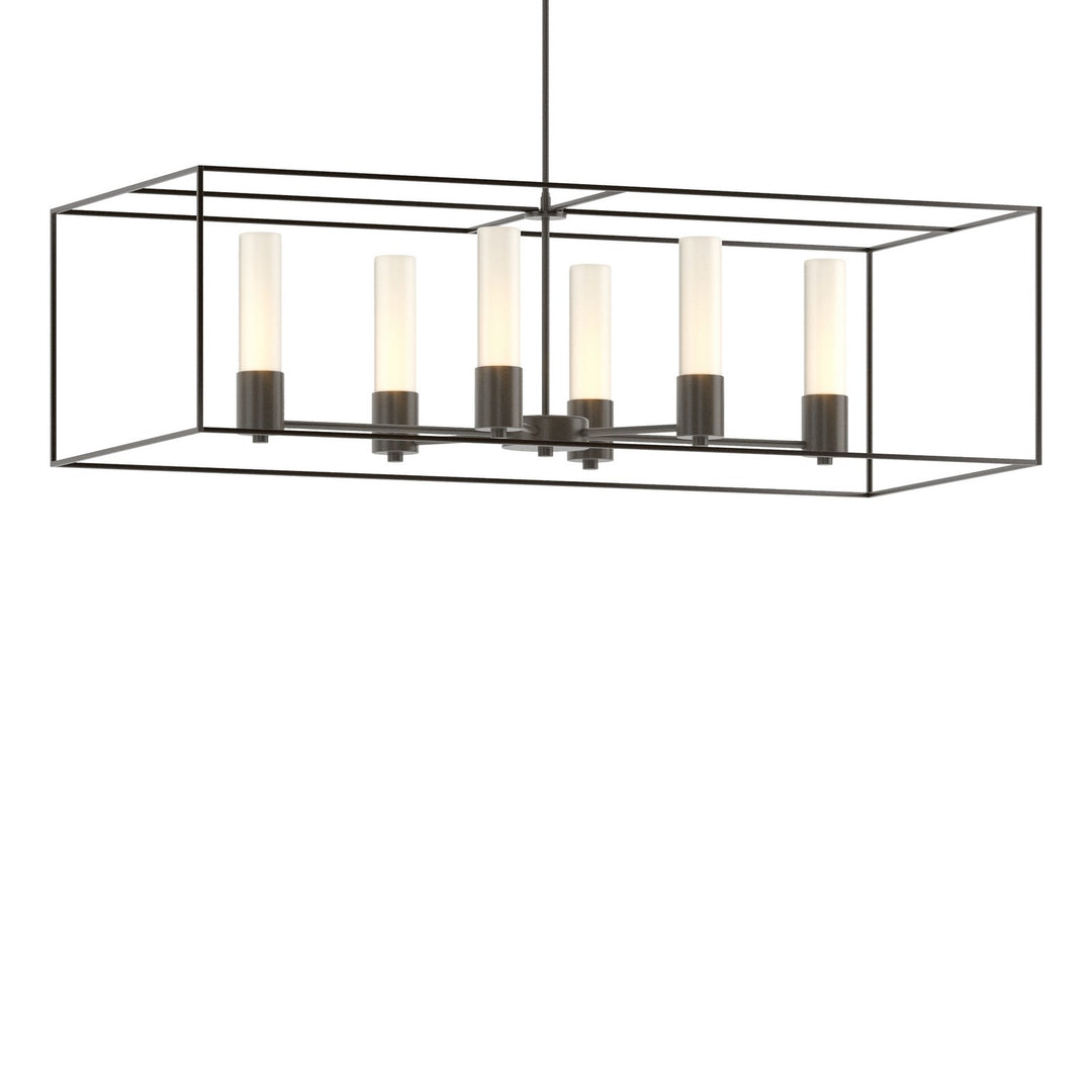 Hubbardton Forge Canada - 138940-SKT-MULT-07-14-GG0392 - Six Light Pendant - Portico - Dark Smoke