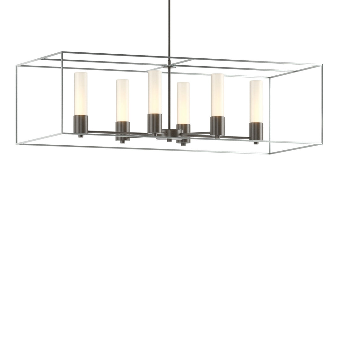 Hubbardton Forge Canada - 138940-SKT-MULT-07-82-GG0392 - Six Light Pendant - Portico - Dark Smoke