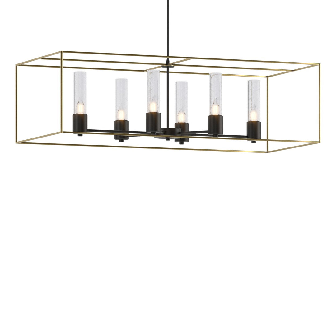 Hubbardton Forge Canada - 138940-SKT-MULT-10-86-II0392 - Six Light Pendant - Portico - Black