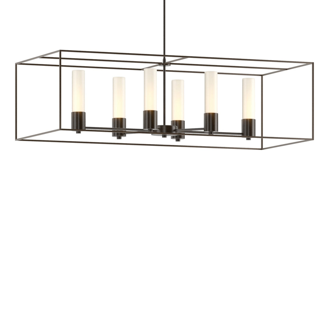 Hubbardton Forge Canada - 138940-SKT-MULT-14-05-GG0392 - Six Light Pendant - Portico - Oil Rubbed Bronze