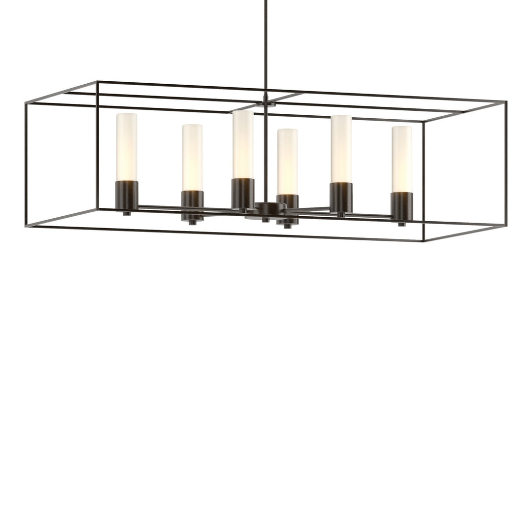 Hubbardton Forge Canada - 138940-SKT-MULT-14-14-GG0392 - Six Light Pendant - Portico - Oil Rubbed Bronze