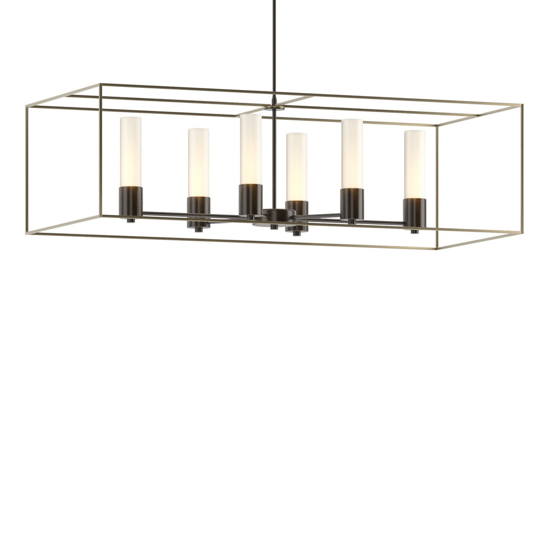 Hubbardton Forge Canada - 138940-SKT-MULT-14-84-GG0392 - Six Light Pendant - Portico - Oil Rubbed Bronze