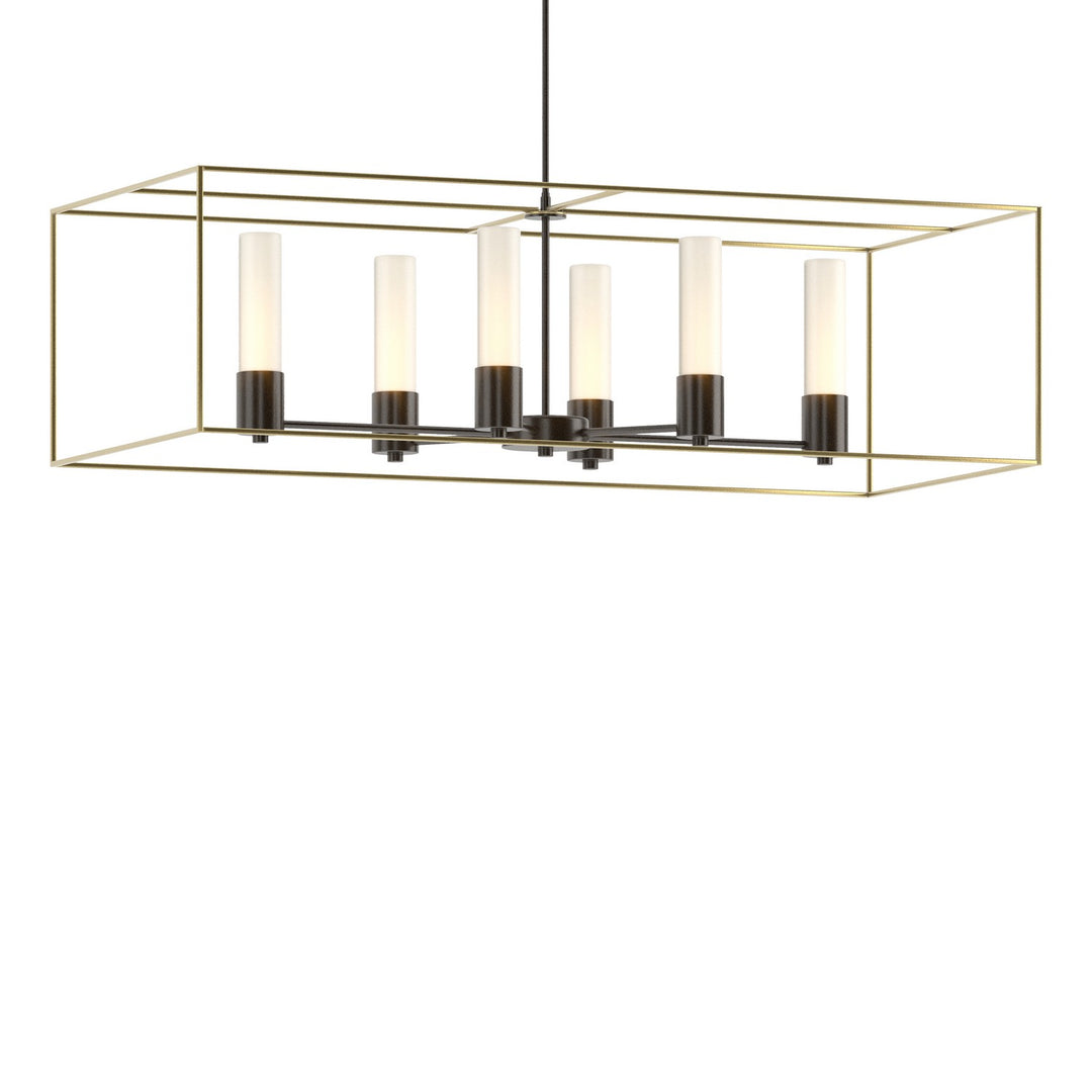 Hubbardton Forge Canada - 138940-SKT-MULT-14-86-GG0392 - Six Light Pendant - Portico - Oil Rubbed Bronze