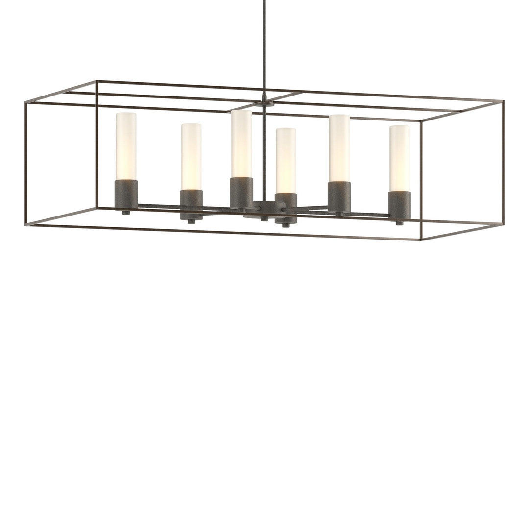 Hubbardton Forge Canada - 138940-SKT-MULT-20-05-GG0392 - Six Light Pendant - Portico - Natural Iron