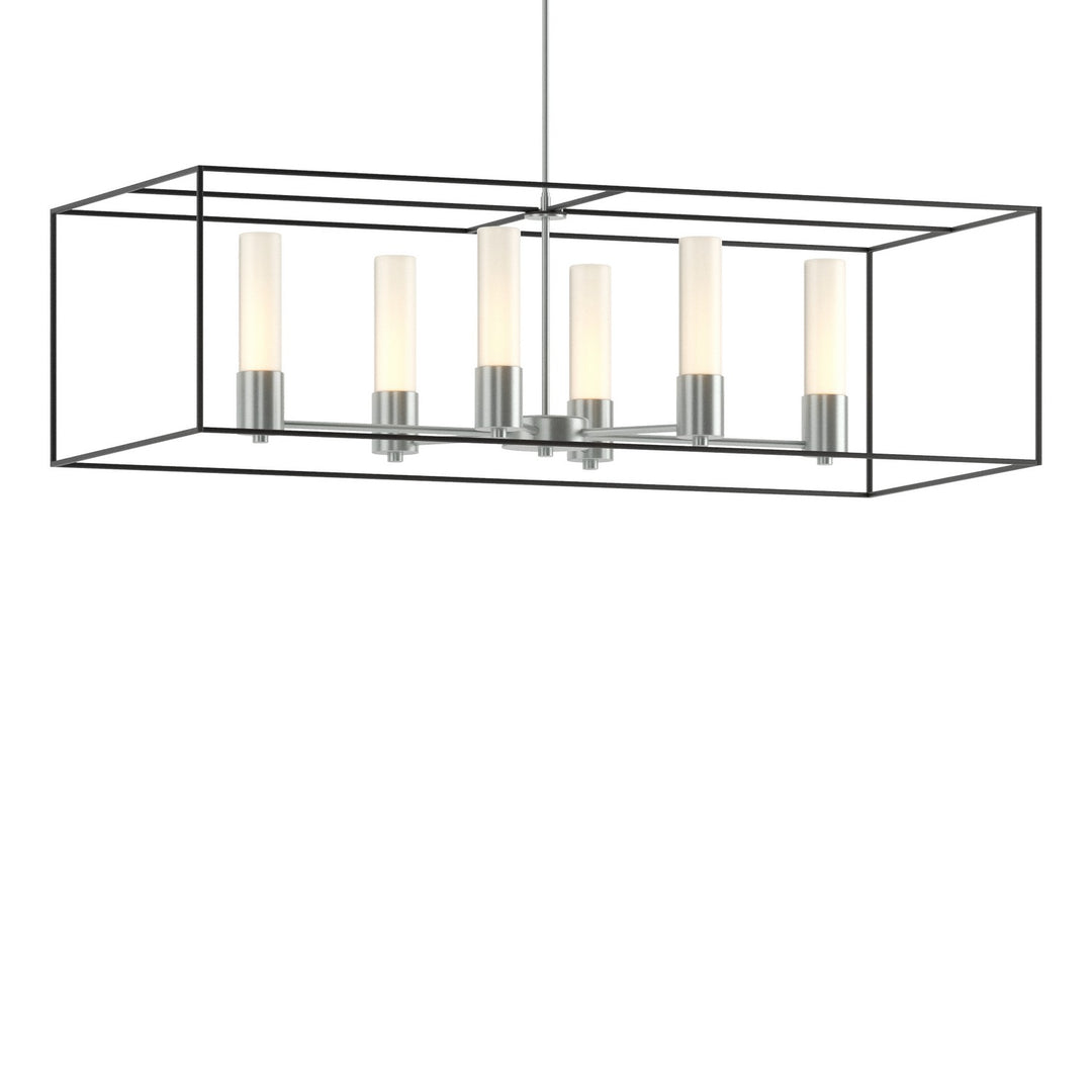 Hubbardton Forge Canada - 138940-SKT-MULT-82-10-GG0392 - Six Light Pendant - Portico - Vintage Platinum