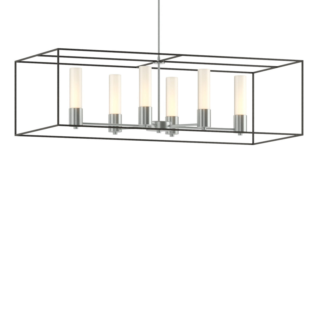 Hubbardton Forge Canada - 138940-SKT-MULT-82-20-GG0392 - Six Light Pendant - Portico - Vintage Platinum