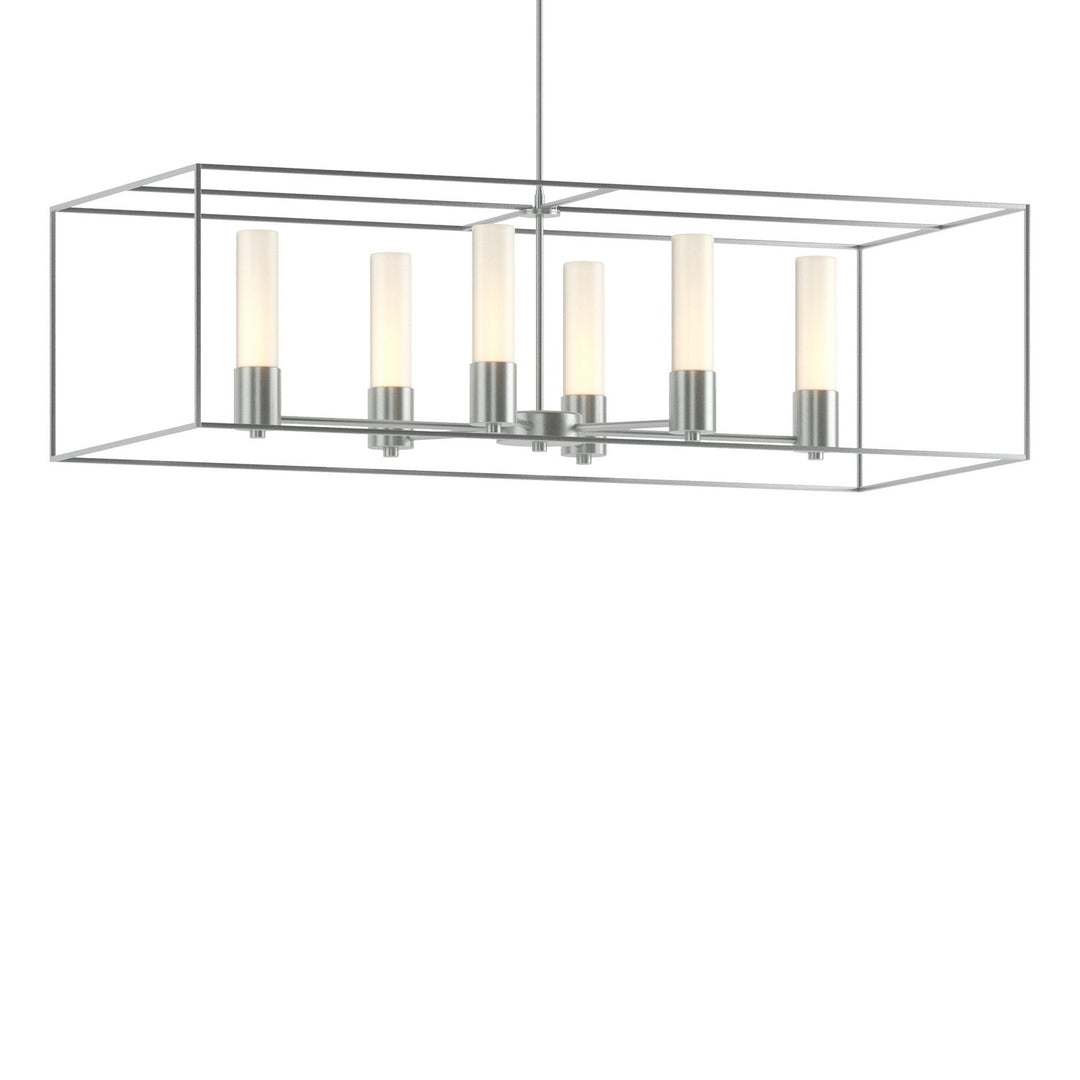 Hubbardton Forge Canada - 138940-SKT-MULT-82-82-GG0392 - Six Light Pendant - Portico - Vintage Platinum