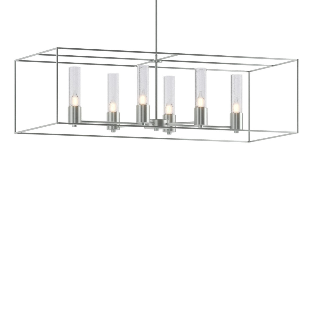 Hubbardton Forge Canada - 138940-SKT-MULT-82-82-II0392 - Six Light Pendant - Portico - Vintage Platinum