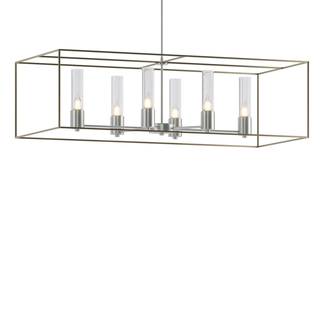 Hubbardton Forge Canada - 138940-SKT-MULT-82-84-II0392 - Six Light Pendant - Portico - Vintage Platinum