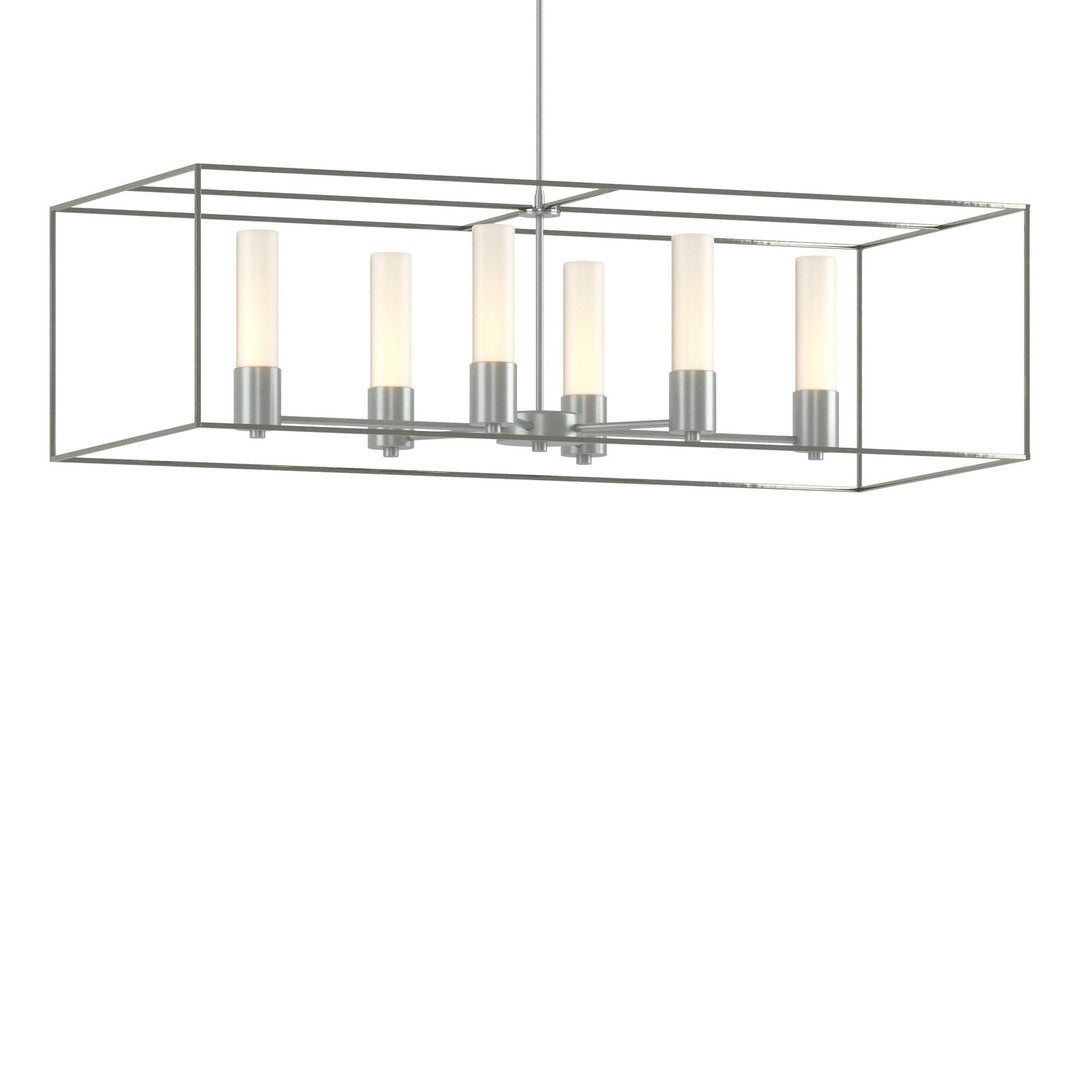 Hubbardton Forge Canada - 138940-SKT-MULT-82-85-GG0392 - Six Light Pendant - Portico - Vintage Platinum