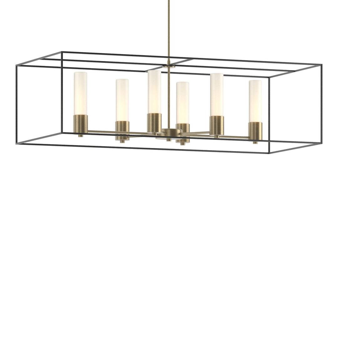 Hubbardton Forge Canada - 138940-SKT-MULT-84-10-GG0392 - Six Light Pendant - Portico - Soft Gold
