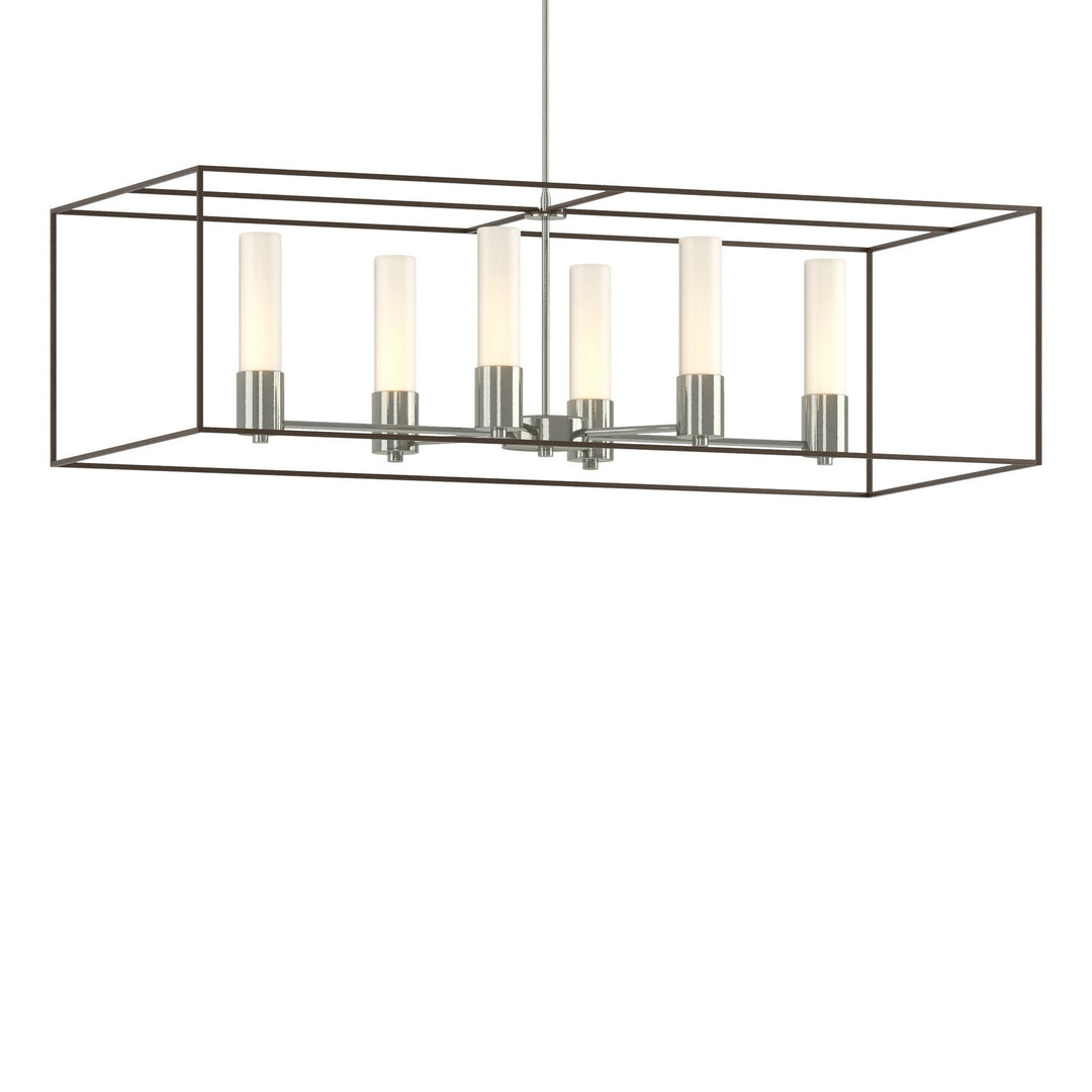 Hubbardton Forge Canada - 138940-SKT-MULT-85-05-GG0392 - Six Light Pendant - Portico - Sterling